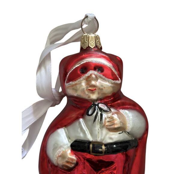 Radko TRICK OR TREAT Mercury Glass Ornament Red Devil Halloween Vintage - Picture 2 of 5